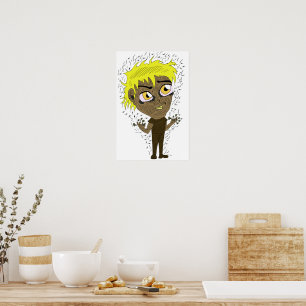 Farty Fingers Chibi Poster