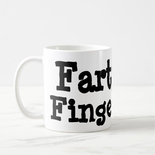 Farty Fingers Kaffeetasse (Links)