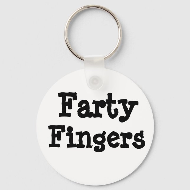 Farty Fingers Schlüsselanhänger (Vorderseite)