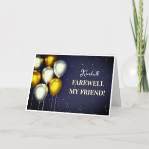 Farwell Friend Grußkarte Karte