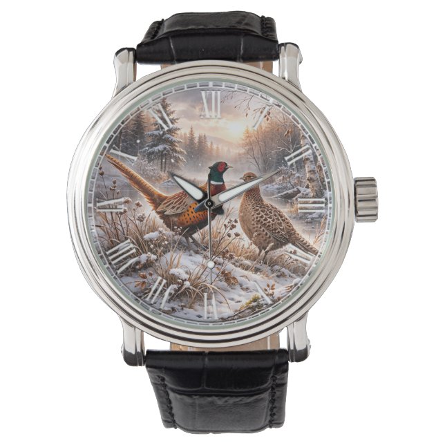 Fasan  armbanduhr (Vorderseite)