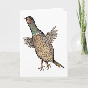 Fasan Feiertagskarte