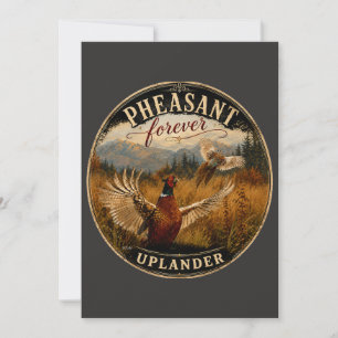 Fasan Forever – Wildlife-Kunst für die Jagd in höh Einladung