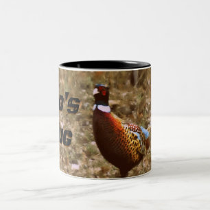 Fasan-Foto-Kaffee-Tasse Zweifarbige Tasse