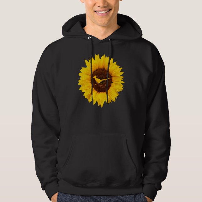 Fasan für Frauen Männer Bird Monal Sonnenblume Hoodie (Vorderseite)