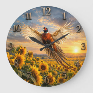 Fasan große wanduhr