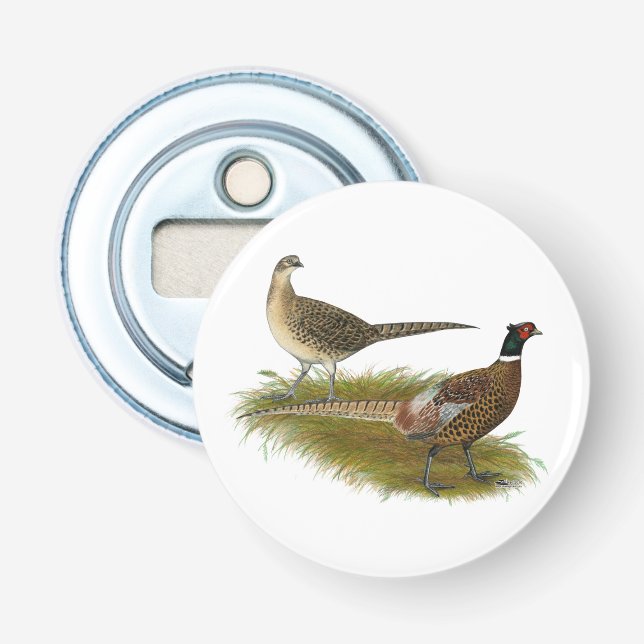 Fasan: Ringneck Flaschenöffner (Vorderseite)