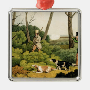 "Fasan-Schießen", Kneipe. durch Thomas McLean, Silbernes Ornament