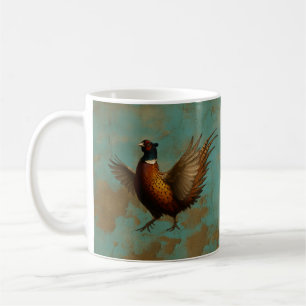 Fasan stolziert Design  Kaffeetasse