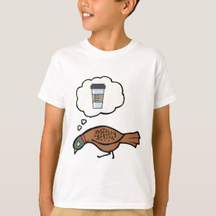 Fasan träumt von Kaffee T-Shirt