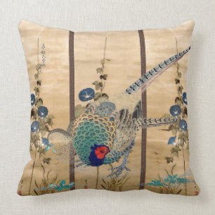 Fasan-Vogel-Winden-Blumenthrow-Kissen Kissen