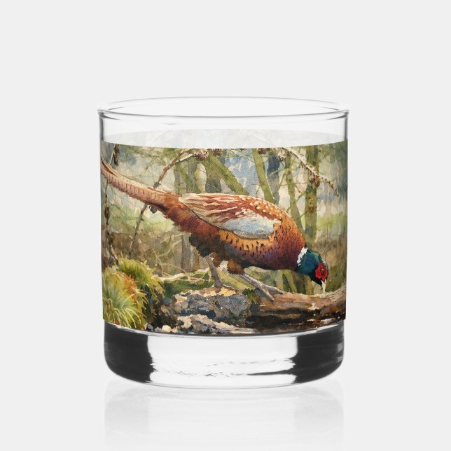 Fasan  whiskyglas (Vorderseite)