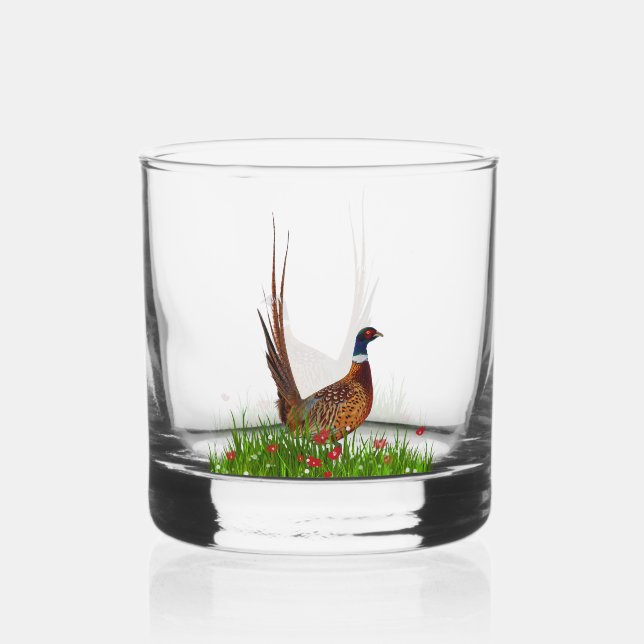 Fasan  whiskyglas (Vorderseite)