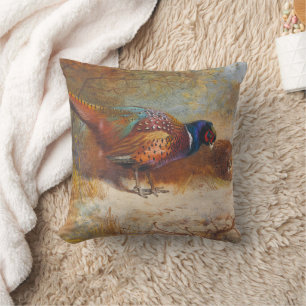 Fasane von Archibald Thorburn Kissen
