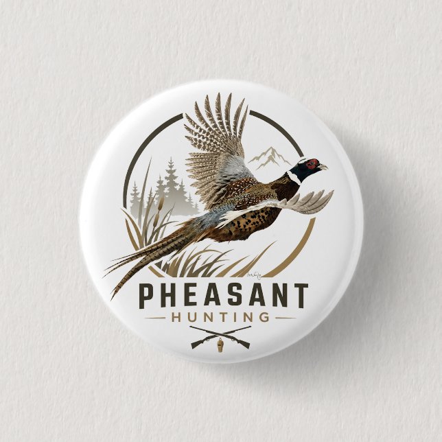 Fasanenjagd-Logo Button (Vorderseite)