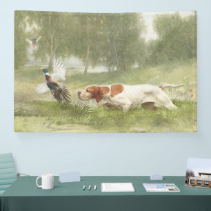 Fasanenjagd mit Pointer Banner