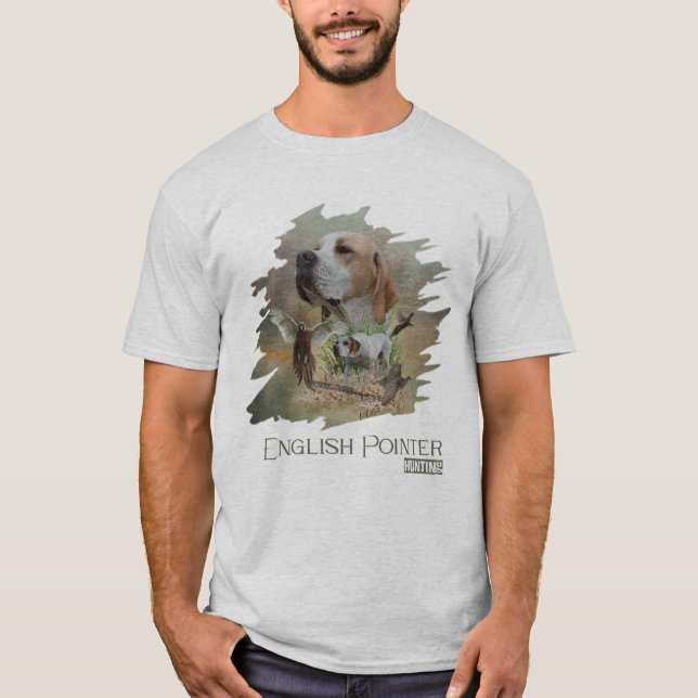 Fasanenjagd mit Zeigern, Kunst T-Shirt (Vorderseite)