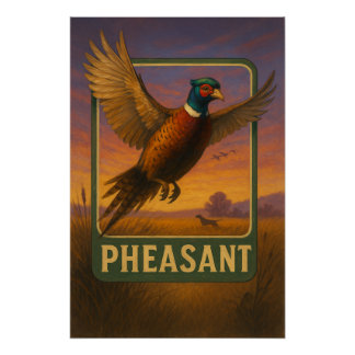 Fasanenposter Poster