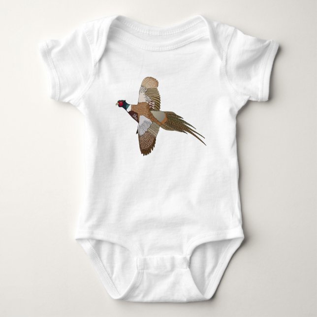 Fasant Baby Strampler (Vorderseite)