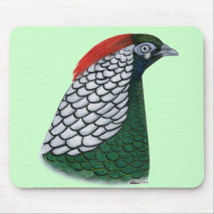Fasant: Lady Amherst Head Mousepad