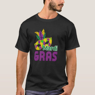 Faschingsmaske Karneval Mardi Gras T-Shirt