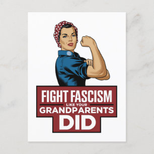 Faschismus bekämpfen wie deine Großeltern Postkarte