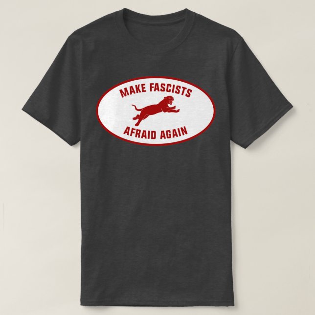 Faschisten wieder abschrecken T-Shirt (Design vorne)