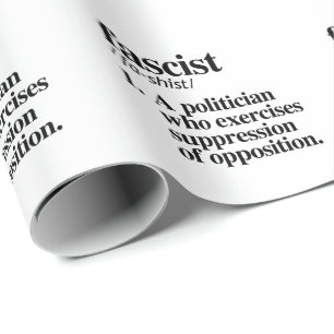 Faschistische Definition Geschenkpapier