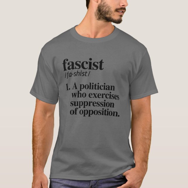 Faschistische Definition T-Shirt (Vorderseite)