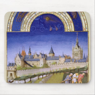 Fascimile von Juni: Heuernte Mousepad