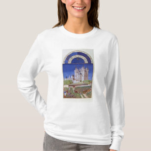 Fascimile von September: Ernten der Trauben T-Shirt