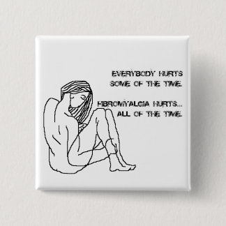 Faser Hurts-Abzeichen, Knopf, Button