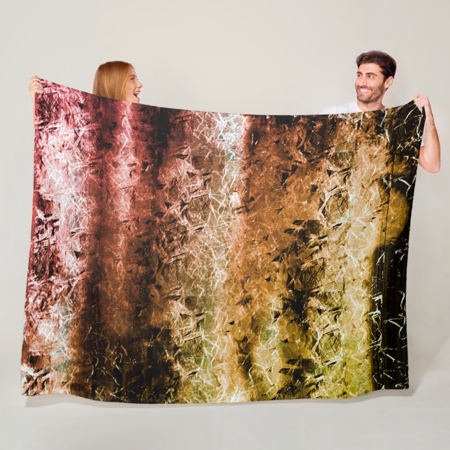 Fasergewebe im seltenen Alter und Schmutz oder Bre Fleecedecke (Beispiel)