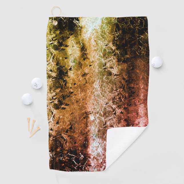 Fasergewebe im seltenen Alter und Schmutz oder Bre Golfhandtuch (Insitu)