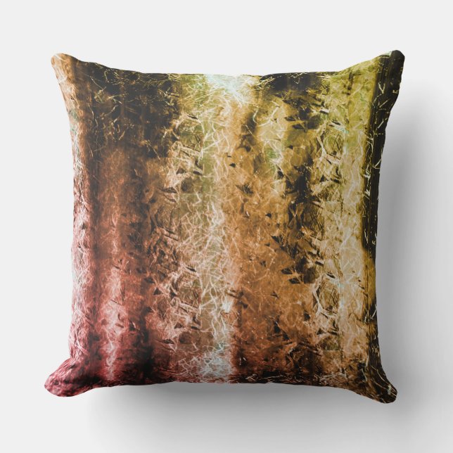 Fasergewebe im seltenen Alter und Schmutz oder Bre Kissen (Vorderseite)