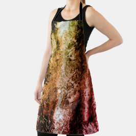 Fasergewebe im seltenen Alter und Schmutz oder Bre Schürze