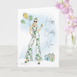 Fashion Birthday Card Karte