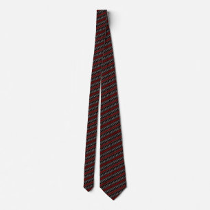 Fashion Black Red Krawatte