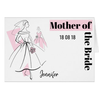 Fashion Bride Groupe rose Mère de Mariée Date hl