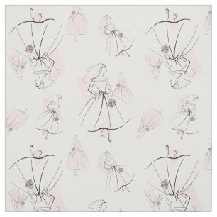 Fashion Bride Pink Group Multi kleines Muster Stoff