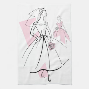 Fashion Bride Pink Group serviette de cuisine