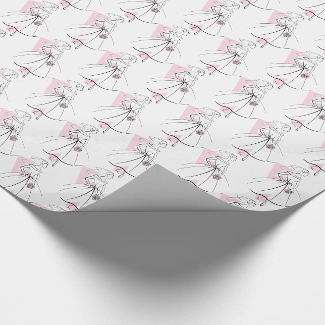 Fashion Bride Pink Multi Packpapier (Ecke)