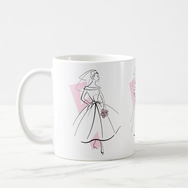 Fashion Bride Pink Tasse (Links)