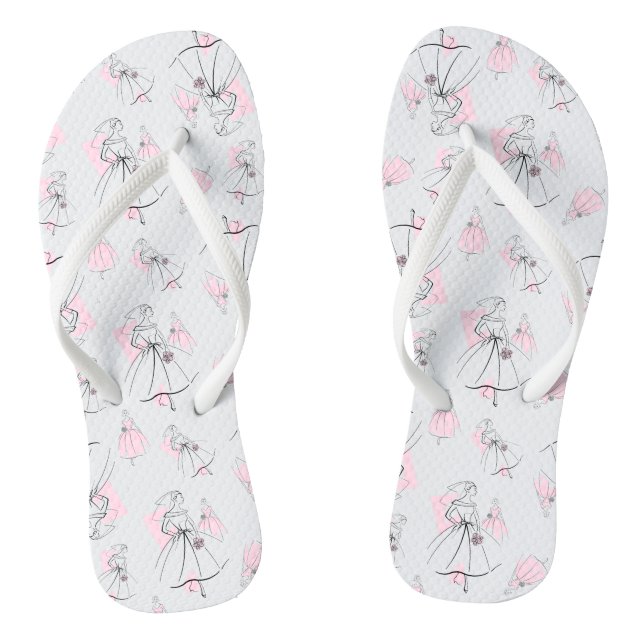 Fashion Bride rose Plusieurs tongs (Semelle)