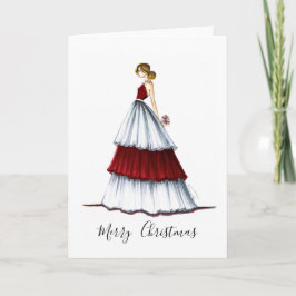 Fashion Christmas Card Feiertagskarte