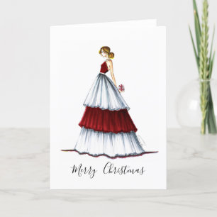 Fashion Christmas Card Feiertagskarte