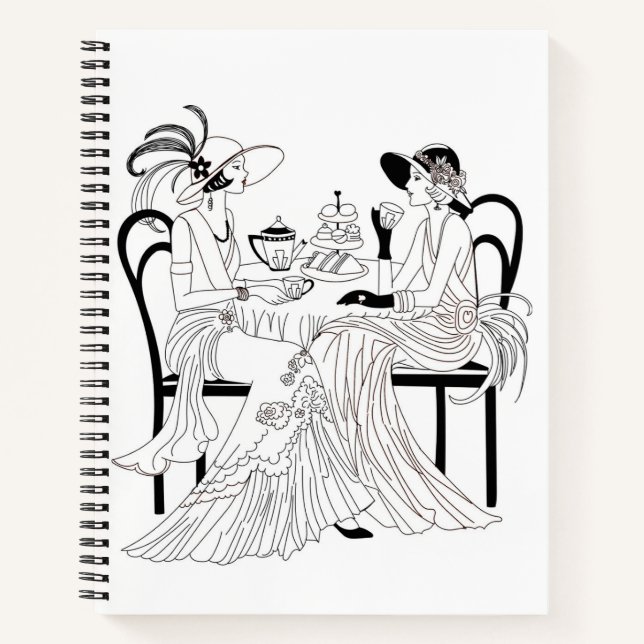 Fashion Coloring Journal Notizbuch (Vorderseite)
