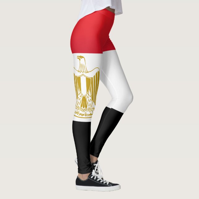 Fashion der coolen ägyptischen Flagge Leggings (Rechts)