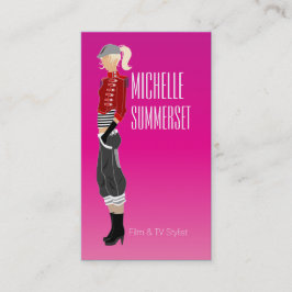 Fashion Designer Business Card Visitenkarte