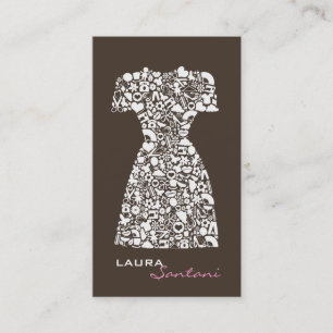 Fashion Designer Carte de visite fashionista moder